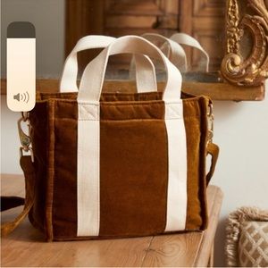 Sezane Velvet Mini Totebag